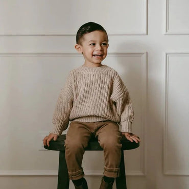 Pull à tricoter simple pour les enfants