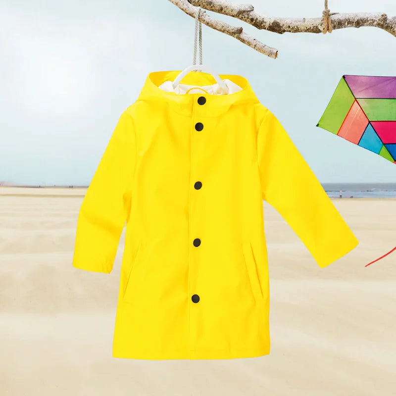 Manteau de pluie pour enfants imperméable avec capuche