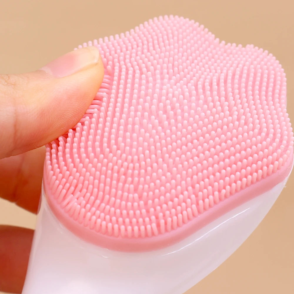 Brosse de nettoyage en silicium-facial