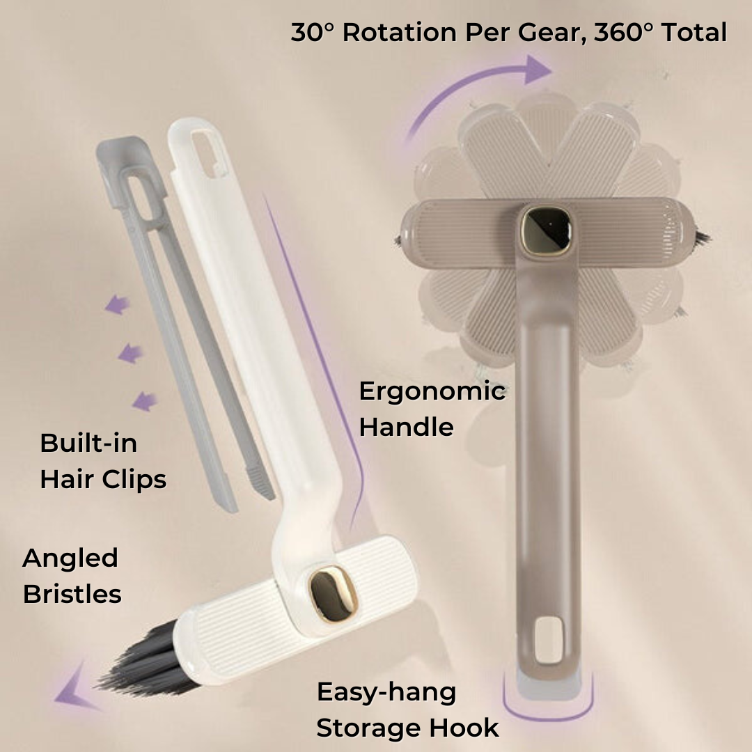 Brosse de nettoyage de joint rotatif multifonctionnel