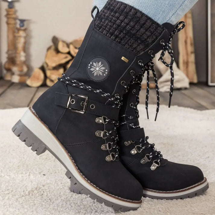 Knit-glide | Bottes d'hiver en design pour le tricot pour les jours froids