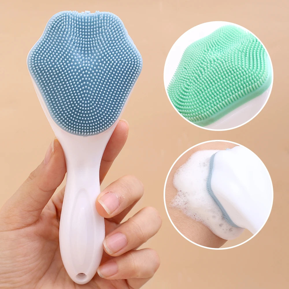 Brosse de nettoyage en silicium-facial