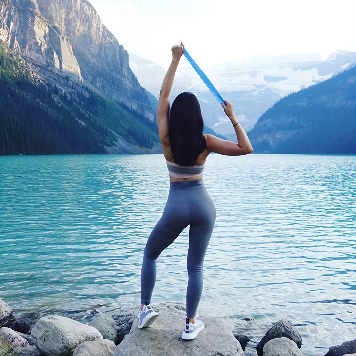 Bande de résistance pour le yoga et l'entraînement en force