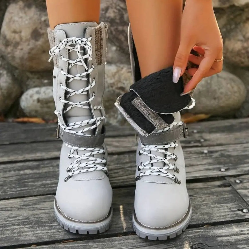 Knit-glide | Bottes d'hiver en design pour le tricot pour les jours froids