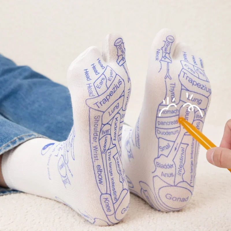 Chaussettes de massage à pied d'acupuncture