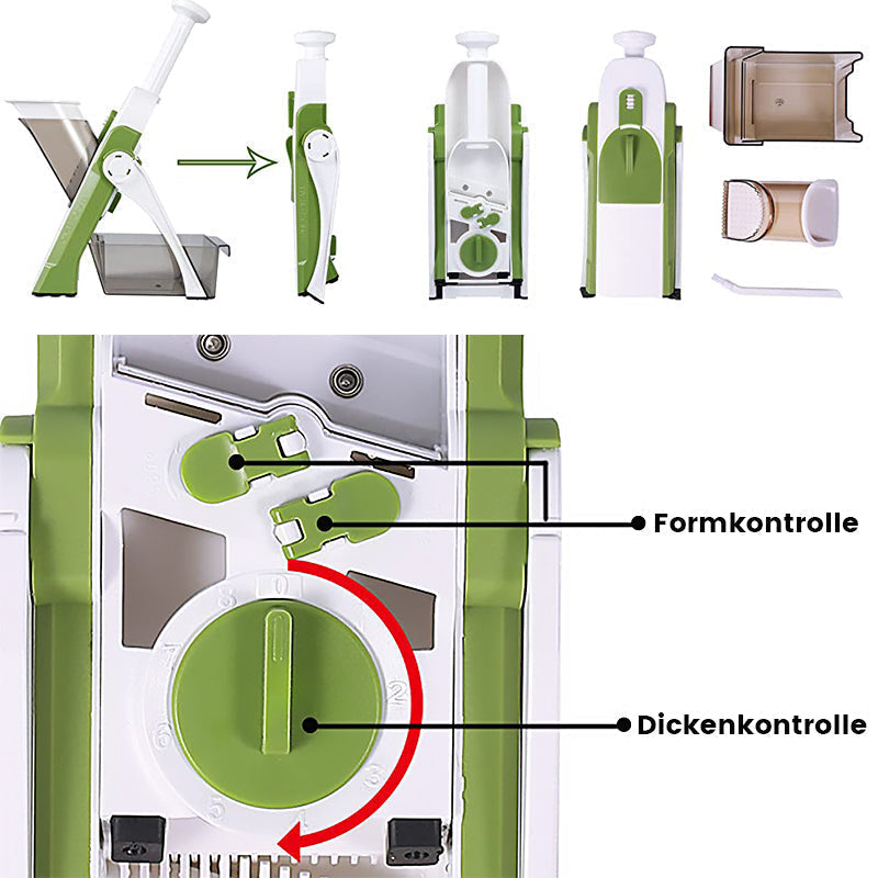 Cutter de légumes en acier inoxydable