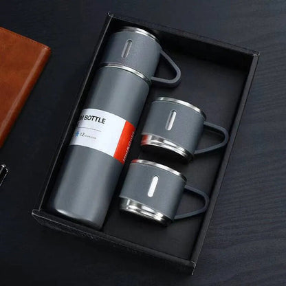 Bouteille de voyage thermique et tasse