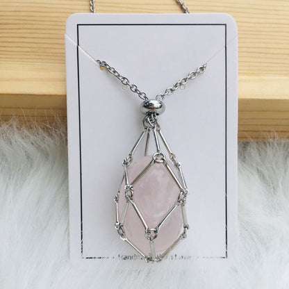 Collier en pierre de cristal