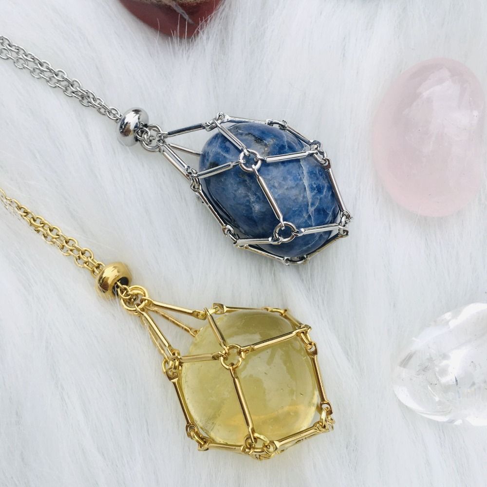 Collier en pierre de cristal