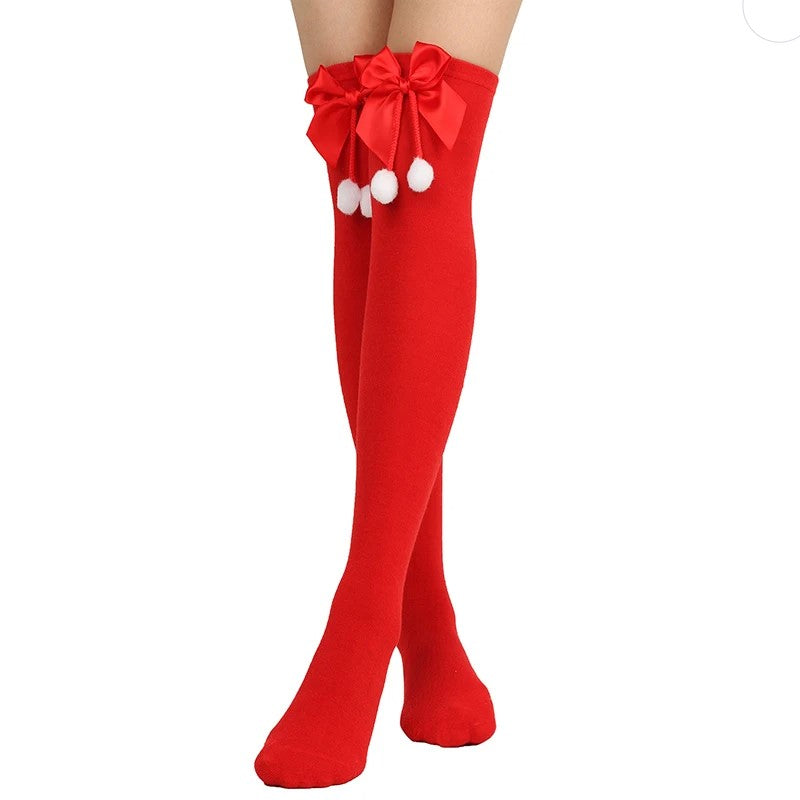 Chaussettes de genoue festives