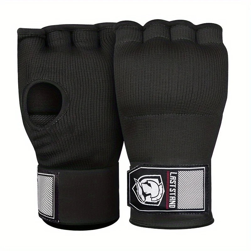 Gants de boxe de gel à demi-doigts MMA