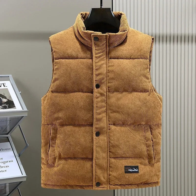 Gilet pour hommes alimenté en coton