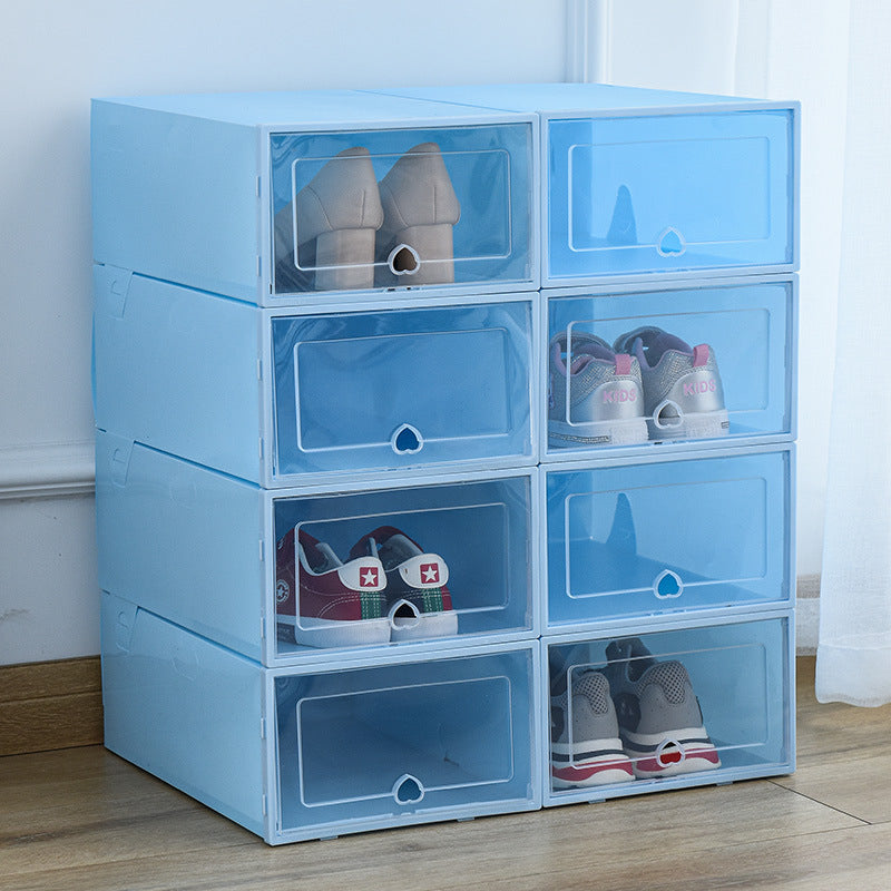 Boîte de rangement de chaussures transparente