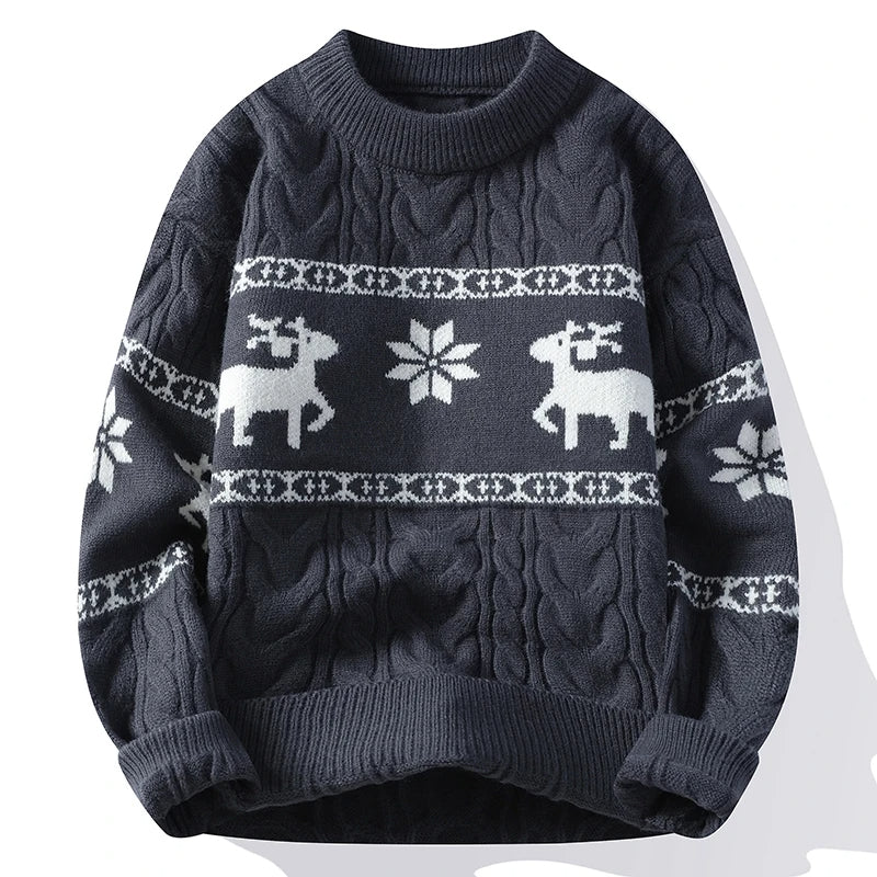 Pull de Noël avec un motif de cerf