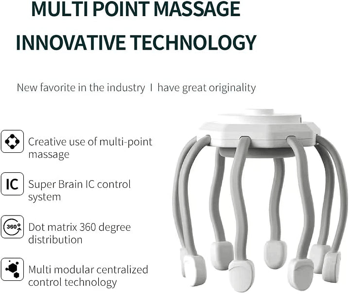 Dispositif de massage de la tête électrique