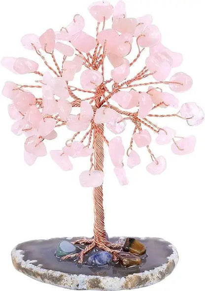 Mini-arbre d'argent cristallin