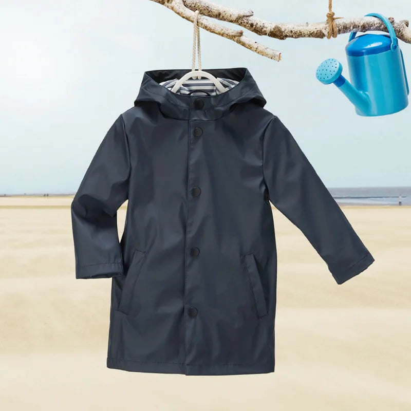 Manteau de pluie pour enfants imperméable avec capuche