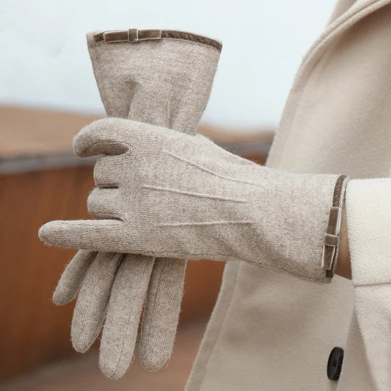 Gants en cachemire