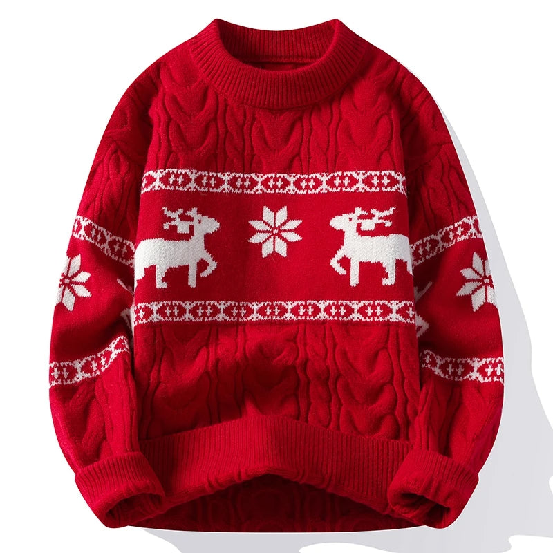 Pull de Noël avec un motif de cerf