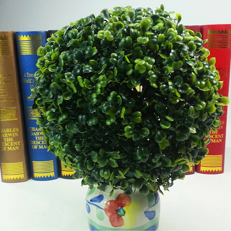 Boxwood 2 große 28 cm künstliche Topiary-Bälle Buchsbaum