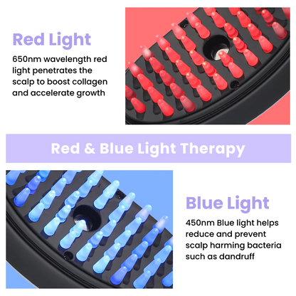 Brosse Revivalocks | Dénoncer le secret pour des cheveux plus denses et plus sains avec une luminothérapie avancée