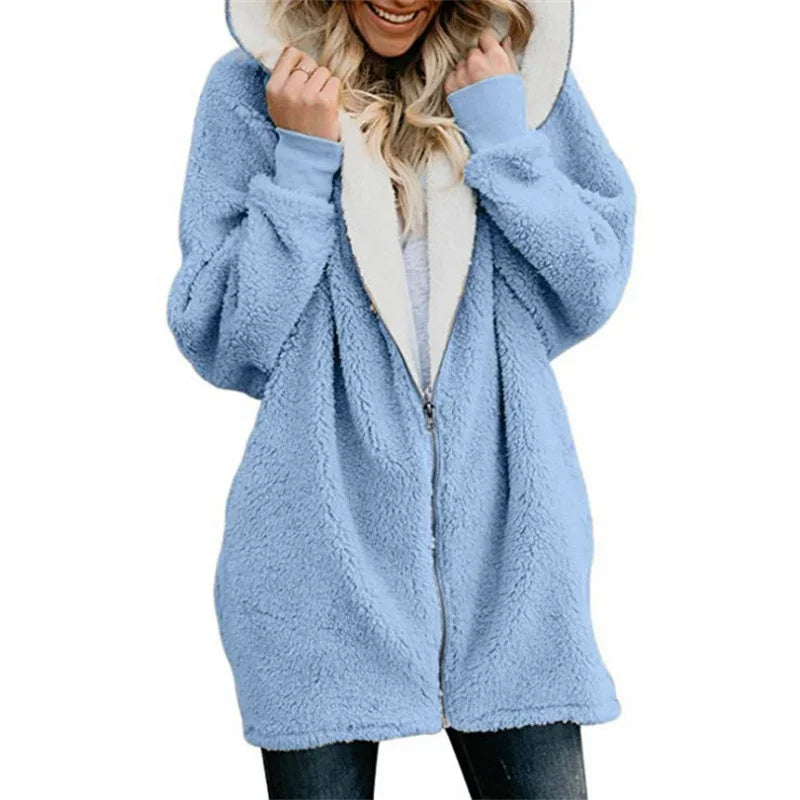 Pull à capuche d'hiver pour les femmes