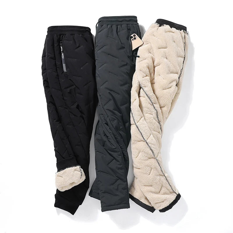 Pantalon de jogging nourri à la toison