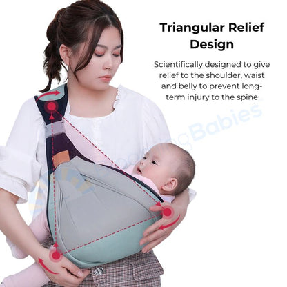 Carrier pour bébé avec fermeture instantanée