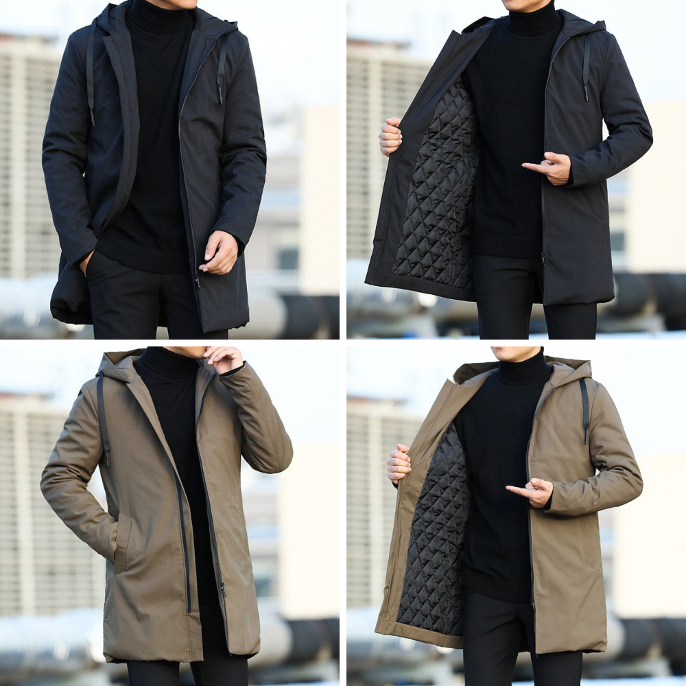 Manteau pour hommes nourris