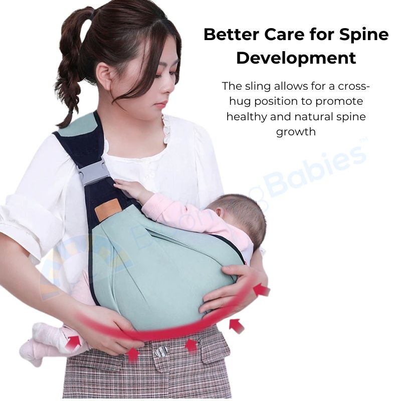 Carrier pour bébé avec fermeture instantanée