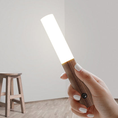 Lumière murale en bois magnétique et rechargeable