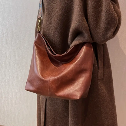 Sac à bandoulière en cuir en faux