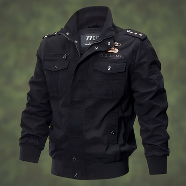 Veste de bombardier militaire pour hommes