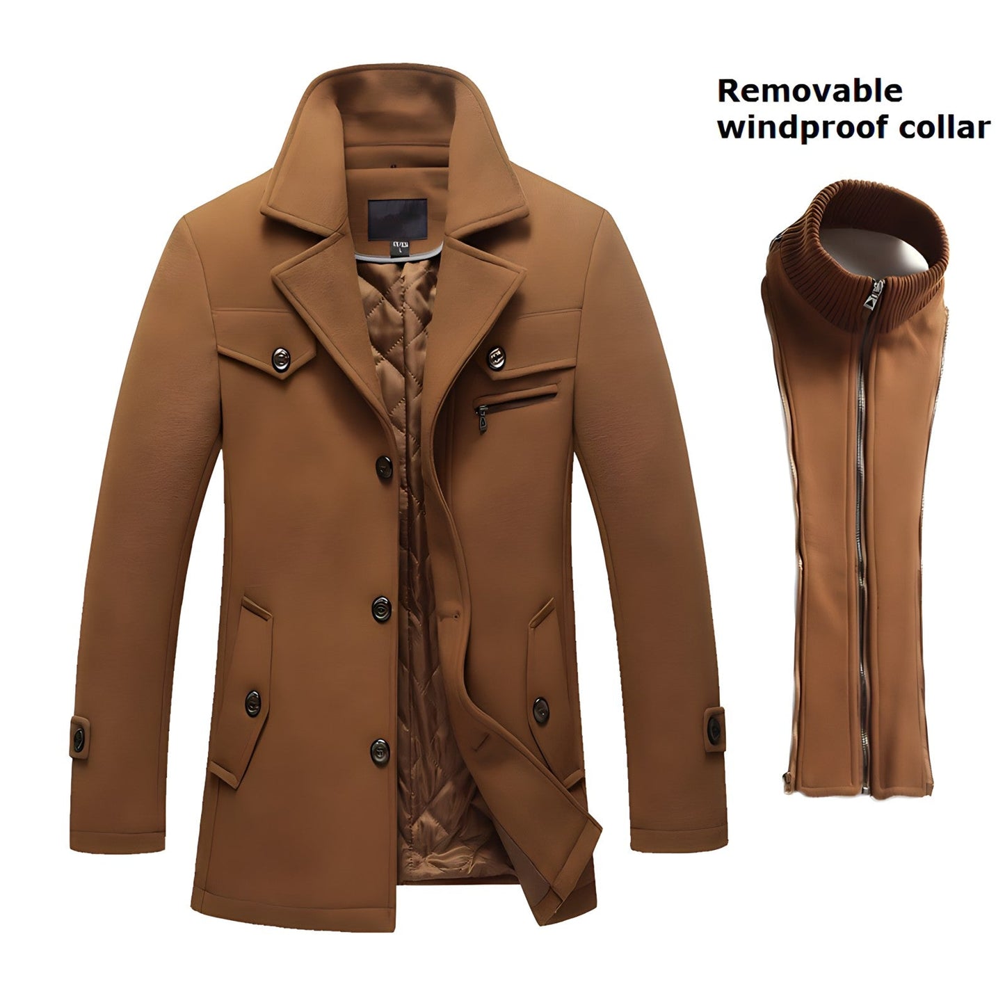 Manteau d'hiver pour hommes