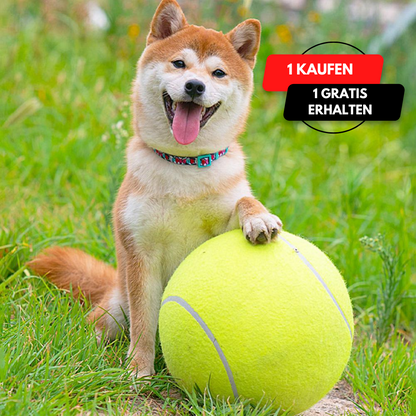 Balle de tennis gonflable | Jouet pour chien