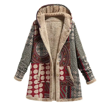 Veste d'hiver nourrie en toison