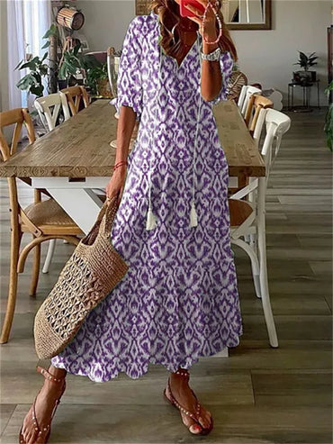 Juillet | Robe d'été maxi