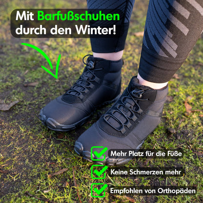 Chaussure aux pieds nus d'hiver imperméable pour les femmes et les hommes